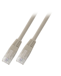 C&C PARTNERS Patchcord Kabel Krosowy U/UTP RJ45 0.5m Cat.5e Szary PVC