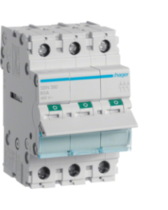 HAGER SBN390 Rozłącznik Izolacyjny 100A 3P 3m 400V AC