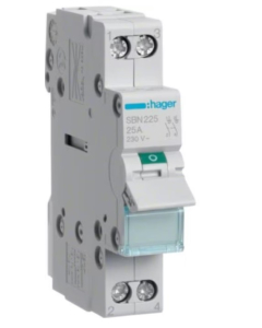 HAGER SBN225 Rozłącznik Izolacyjny 25A 2P 1m 230V AC