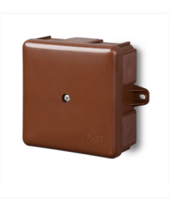 Elektro-Plast Nasielsk Puszka Instalacyjna NT 86X86X39 IP55 6 Otworów MZ 5X2.5mm2 B/W Brązowy EP-Lux 1