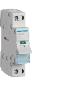 HAGER SBN125 Rozłącznik Izolacyjny 25A 1P 1m 230V AC