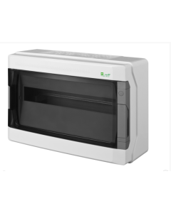 Elektro-Plast Nasielsk Galant Plus Rozdzielnia Plastikowa NT 18M 1x18M N+PE IP65 IK08 288X432X160 Drzwi Dymne Szary