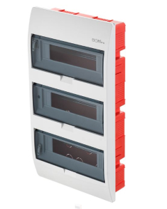 Elektro-Plast Nasielsk Elegant Rozdzielnia Plastikowa PT 36M 3x12M N+PE IP40 303X550X104 Drzwi Dymne Biały 0657-10 1