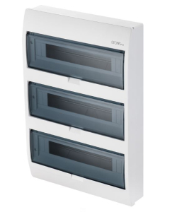 Elektro-Plast Nasielsk Elegant Rozdzielnia Plastikowa NT 36M 3x12M N+PE IP40 IK05 550X303X98 Drzwi Dymne Biały 0670-00 1