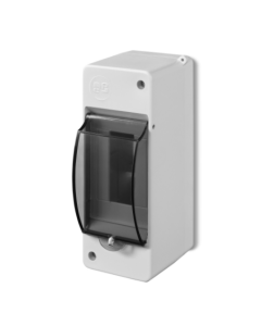 Elektro-Plast Nasielsk S-2 MINI Rozdzielnia Plastikowa NT 2M 1x2M IP30 141X53X83 Drzwi Dymne Biały 0639-01