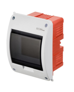 Elektro-Plast Nasielsk Elegant Rozdzielnia Plastikowa PT 5M 1x5M N+PE IP40 IK05 116X156X93 Drzwi Dymne Biały 0643-10 1