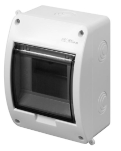 Elektro-Plast Nasielsk Elegant Rozdzielnia Plastikowa NT 5M 1x5M N+PE IP40 IK05 156X116X98 Drzwi Dymne Biały 0661-00 1