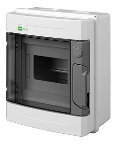 Elektro-Plast Nasielsk EP-LuxRN Rozdzielnia Plastikowa NT 6M 1x6M N+PE IP65 IK07 430X410X151 Drzwi Dymne Szary 1