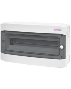 ETI ECH-18PT Rozdzielnia Plastikowa NT 18M 1x18M N+PE IP65 IK07 256X428X128 Drzwi Dymne Szary Dido