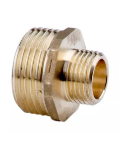 FERRO Nypel Redukcyjny Mosiężny 3/4"X1/2" Żółty