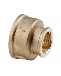 FERRO Mufa Redukcyjna Mosiężna 5/4"X1" Żółta