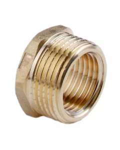 FERRO Redukcja Mosiężna GZ 1"X GW 3/4" Żółta 1