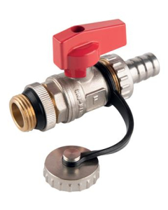FERRO Kurek Kulowy Spustowy Z Uszczelką Wkrętny 1/2" F-Comfort
