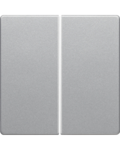 HAGER Q.X Moduł Aluminium Aksamit Przycisk 2xDo Ściemniaczy Przyciskowych I Sterowników Załączających 1