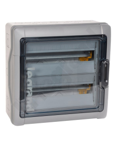 LEGRAND RN65 Rozdzielnia Plastikowa NT 36M 2x18M N+PE IP65 IK09 432X448X161 Drzwi Dymne Szary
