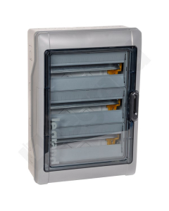 LEGRAND RN65 Rozdzielnia Plastikowa NT 54M 3x18M N+PE IP65 IK09 622X448X161 Drzwi Dymne Szary