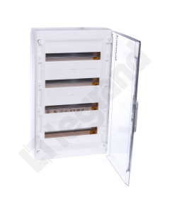 LEGRAND XL3 125 Rozdzielnia Plastikowa NT 72M 4x18M N+PE IP40 IK08 750X450X150 Drzwi Transparentne Biały 1