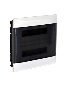 LEGRAND PRACTIBOX S Rozdzielnia Plastikowa PT 36M 2x18M N+PE IP40 IK07 385X436X103 Drzwi Dymne Biały 1