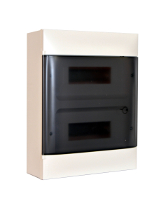 LEGRAND PRACTIBOX S Rozdzielnia Plastikowa NT 24M 2x12M N+PE IP40 IK07 386X328X108 Drzwi Dymne Biały 1