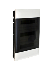 LEGRAND PRACTIBOX S Rozdzielnia Plastikowa PT 54M 3x18M N+PE IP40 IK07 615X436X103 Drzwi Dymne Biały 1