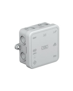 OBO BETTERMANN A8 Puszka Instalacyjna NT 75X75X36 Pokrywa Pełna IP55 Jasnoszary