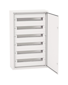 OPATÓWEK DARP-144 Rozdzielnia Plastikowa PT 144M 6x24M N+PE IP54 IK07 895X570X125 Drzwi Pełne Metal Biały