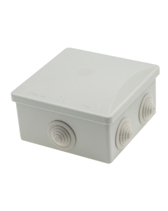 PAWBOL S-BOX 036 Puszka Instalacyjna NT 80X80X40 IP44 6 Dławików Szary 1