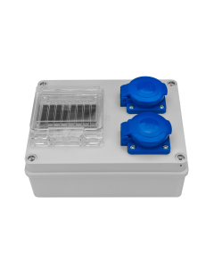 PAWBOL R-BOX 190 Rozdzielnia Budowlana 4S 2x230V + Okienko Inspekcyjne IP44 1