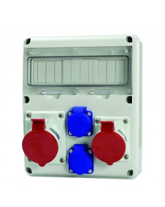 SCAME Rozdzielnia Budowlana 12M 2x230V 1x32A 1x16A Seria 633
