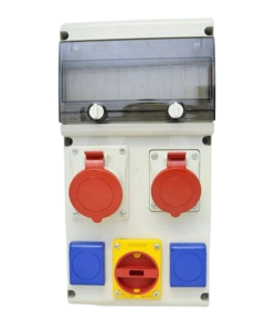 SCAME BLOCK Rozdzielnia Budowlana 2x230V 1x32A/5P 1x16A/5P Z Wyłącznikiem