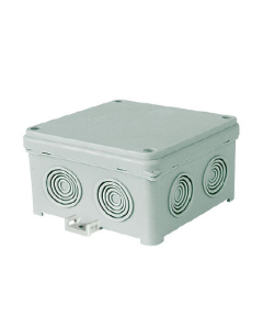 SIMET N 80X80F Puszka Instalacyjna NT 83X83X53mm IP54 Z Dławicami Szary