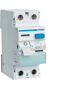 HAGER CDA225J 25A 30mA/A Wyłącznik Różnicowy 25A 2P 2m 30mA A 6kA