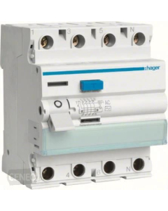 HAGER CDC425J 25A 30mA/AC Wyłącznik Różnicowy 25A 4P 4m 30mA AC 6kA