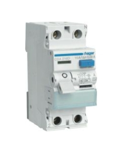 HAGER CDA216J 16A 30mA/A Wyłącznik Różnicowy 16A 2P 2m 30mA A 6kA