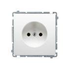KONTAKT-SIMON BASIC Moduł Biały Gniazdo 1xB/U Zaciski Śrubowe 16A-250V