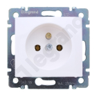 LEGRAND VALENA Moduł Biały Gniazdo 1xZ/U Zaciski Śrubowe 16A-250V