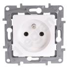 LEGRAND NILOE 2/ECO Moduł Biały Gniazdo 1xZ/U Zaciski Śrubowe 16A-250V