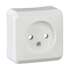 SCHNEIDER ELECTRIC PRIMA Biały Gniazdo NT 1xB/U IP20 Zaciski Śrubowe 16A-250V