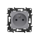 LEGRAND NILOE STEP Moduł Stal Gniazdo 1xZ/U Zaciski Śrubowe 16A-250V