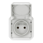 LEGRAND PLEXO NEW - Gniazdo 2P+Z Zaciski Śrubowe Mechanizm 16 A-250V Białe