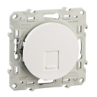 SCHNEIDER ELECTRIC ODACE Moduł Biały Gniazdo Komputerowe 1xUAE 8 Cat.5e UTP Płaskie