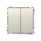 KONTAKT-SIMON BASIC Moduł Beż Łącznik Seryjny Zaciski Sprężynowe 10AX-250V