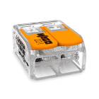 WAGO SzybkoZłączka Uniwersalna 2x0.5-6.0mm2 Transparentna/Pomarańczowa