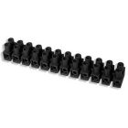 SIMET LTA12-10.0D Czarny Listwa Zaciskowa Gwintowa Termoplastyczna 10.0mm2 12 Torów