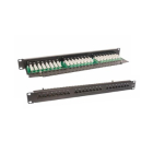 C&C PARTNERS Panel Cat.6 UTP 19" 1U 24 Porty RJ45 Z Pólką