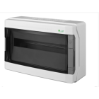 Elektro-Plast Nasielsk Galant Plus Rozdzielnia Plastikowa NT 18M 1x18M N+PE IP65 IK08 288X432X160 Drzwi Dymne Szary