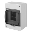 Elektro-Plast Nasielsk S-4 MINI Rozdzielnia Plastikowa NT 4M 1x4M IP30 140X195X83 Drzwi Dymne Biały 0630-01