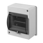 Elektro-Plast Nasielsk S-5 MINI Rozdzielnia Plastikowa NT 5M 1x5M N+PE IP30 IK05 140X120X84 Drzwi Dymne Biały 0642-03
