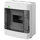 Elektro-Plast Nasielsk EP-LuxRN Rozdzielnia Plastikowa NT 6M 1x6M N+PE IP65 IK07 430X410X151 Drzwi Dymne Szary