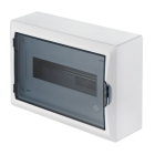 Elektro-Plast Nasielsk ECONOMIC BOX Rozdzielnia Plastikowa NT 12M 1x12M N+PE IP40 IK05 198X298X96 Drzwi Dymne Biały